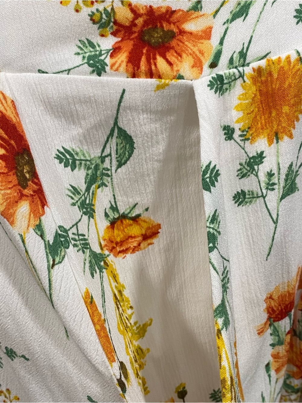 torrid Gauzy Floral Off-Shoulder 2-piece Maxi Skirt Set with Pockets Size 22/24 - Picture 5 of 14
